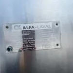 4000l Marque Alpha-Laval Cuve de stockage pour produit liquide, lait sérum AEF Jacquier