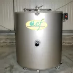 Baratte électrique tout inox pour des petites productions de beurre Baratte jusqu'à 100 litres de crème verticale