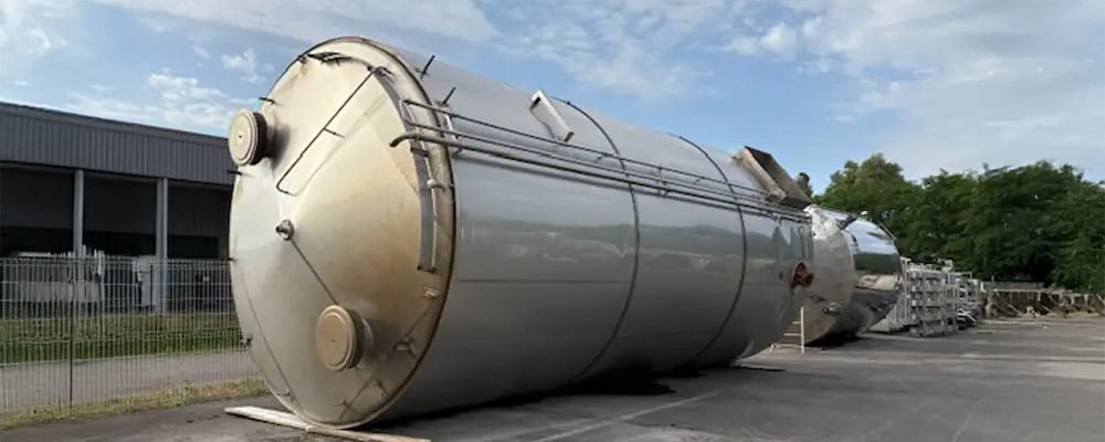 Tank de stockage isolé 125000L pour laiterie industrielle