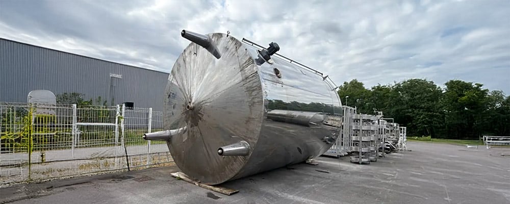 Tank réfrigéré 50000L double paroi isolée pour conservation longue durée
