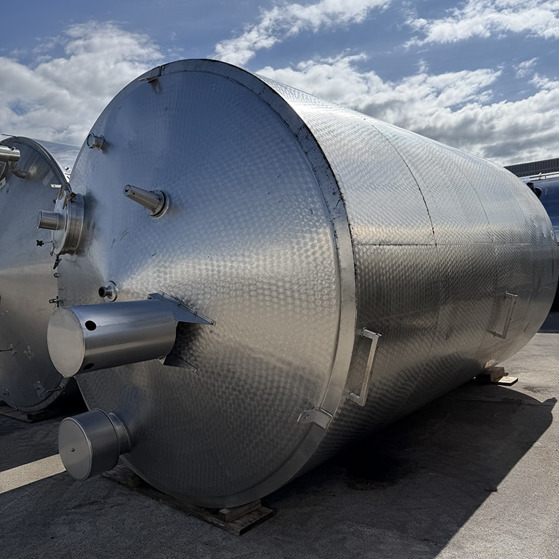 Cuve inox SCIO 30 000 litres isolée et agitée