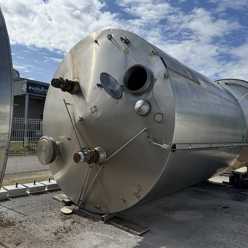 Cuve inox Goavec 50 000 litres isolée et agitée